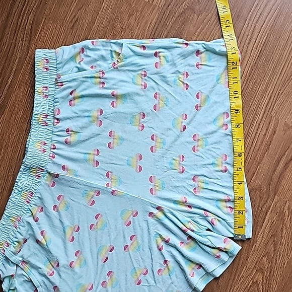 Disney Mickey Ears Elastic Waistband Pajama Shorts Bottoms Women's Size Large - Picture 7 of 9